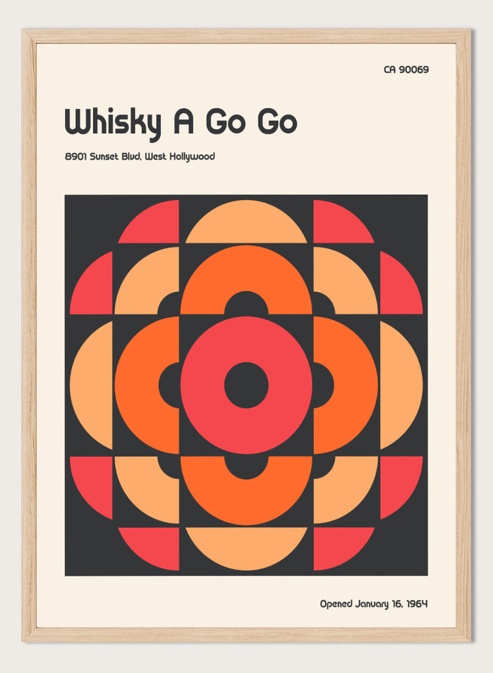 A retro-style poster or art print with the text &