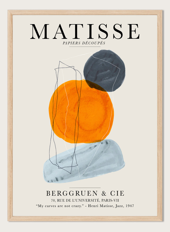 Abstract Shapes Matisse Print