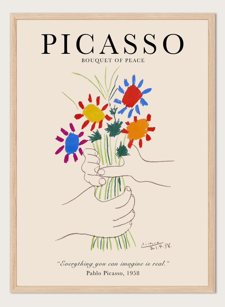 Pablo Picasso Bouquet of Peace Art Print