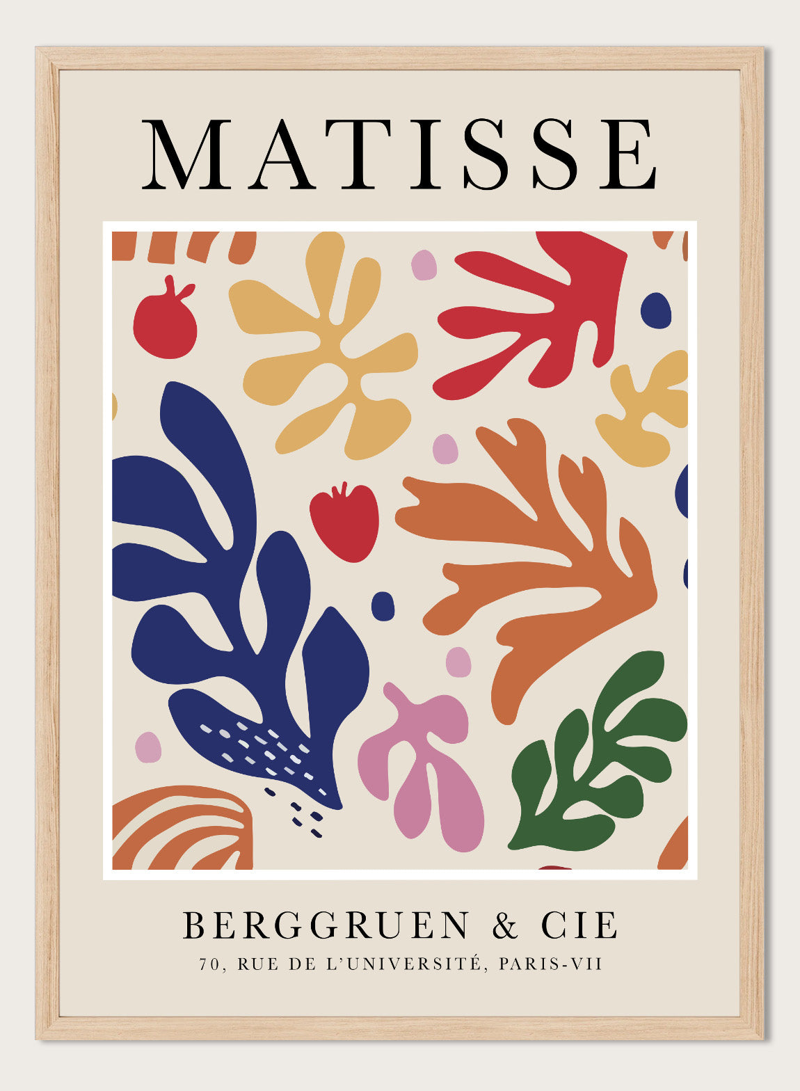 Henri Matisse The Cut-Outs Wall Art Print | Vintage Exhibition