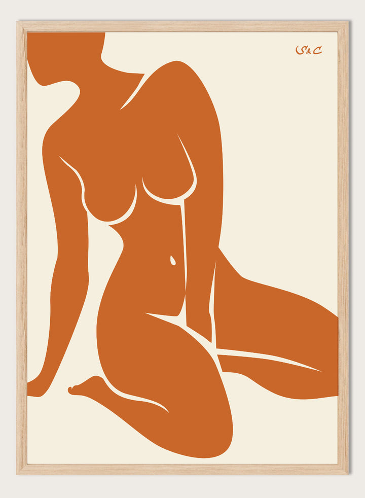 Abstract Figure Art Print #WP10