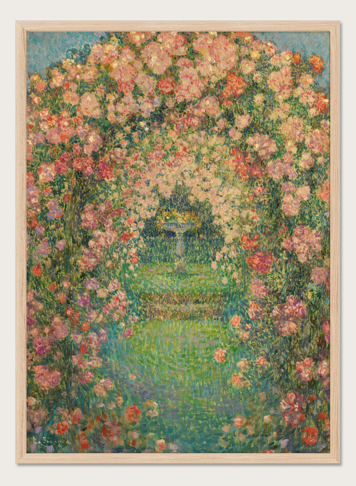 "The Rose Garden, Gerberoy" Art Print