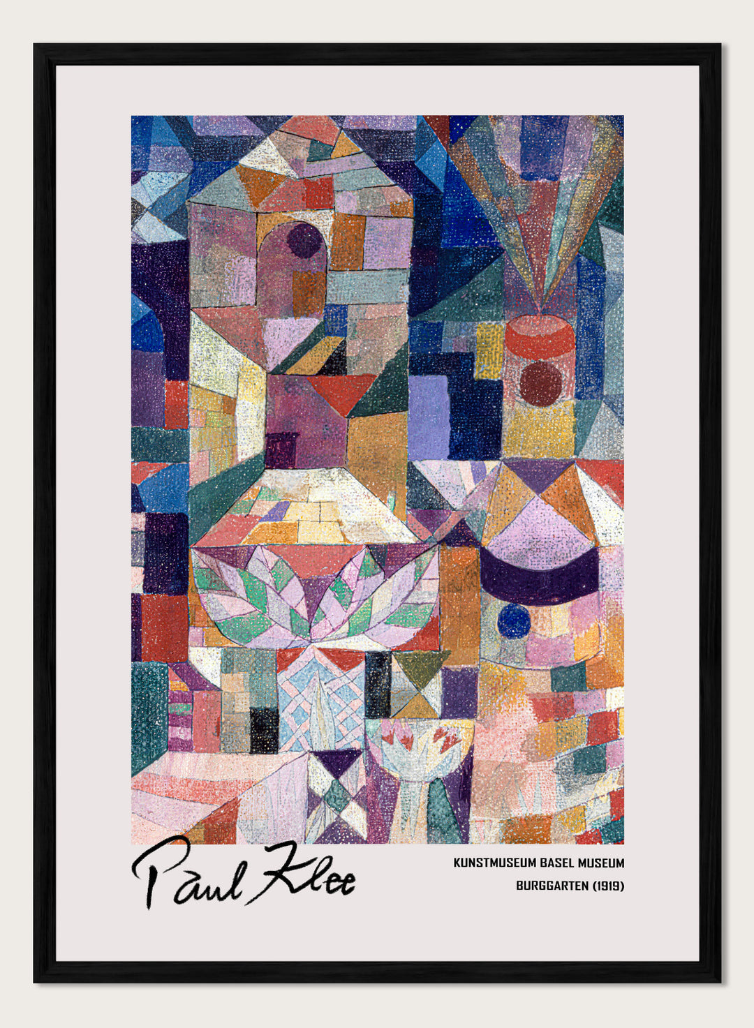 Paul Klee Burggarten 1919 Art Print
