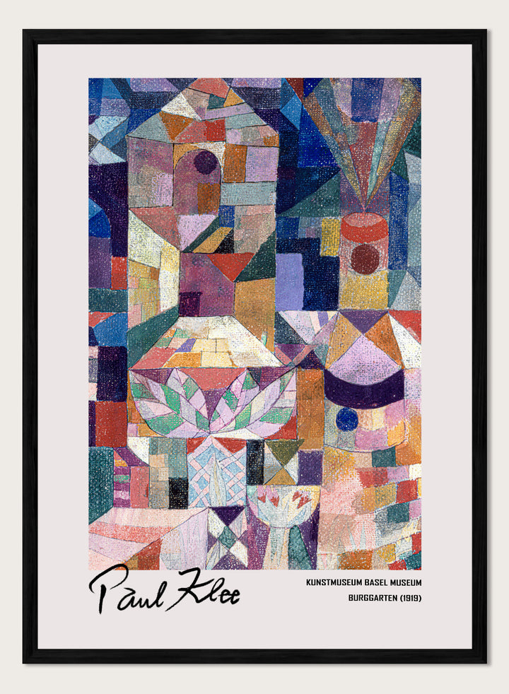 Paul Klee Burggarten 1919 Art Print