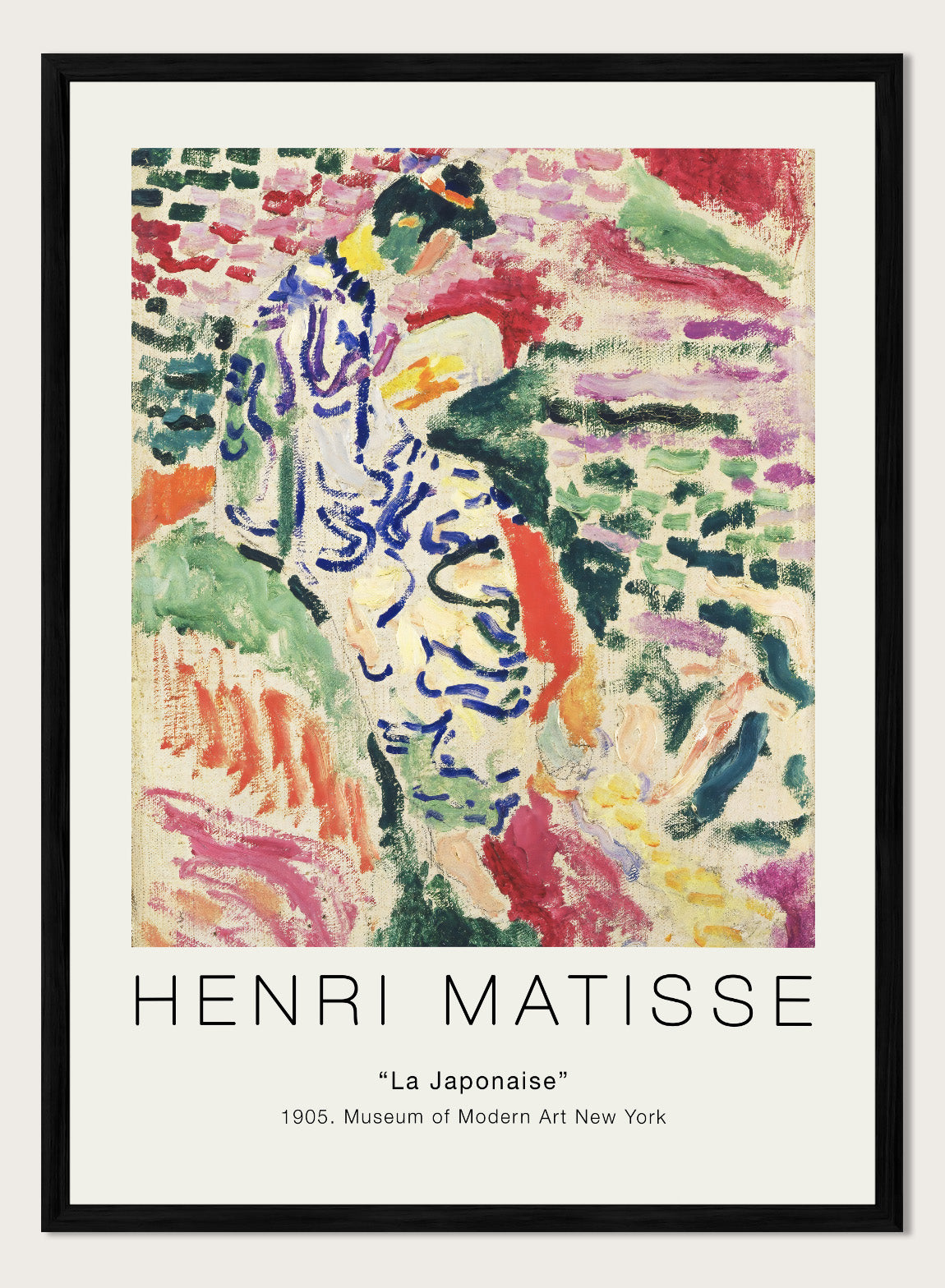 Henri Matisse La Japonaise Woman beside the Water 1905 Wall Art