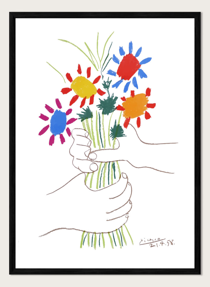 Pablo Picasso Bouquet of Peace Art Print