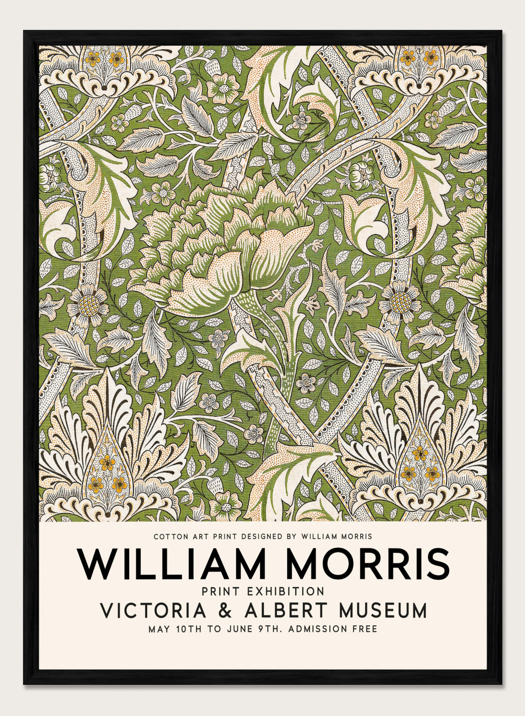William Morris Windrush Flowers Art Print