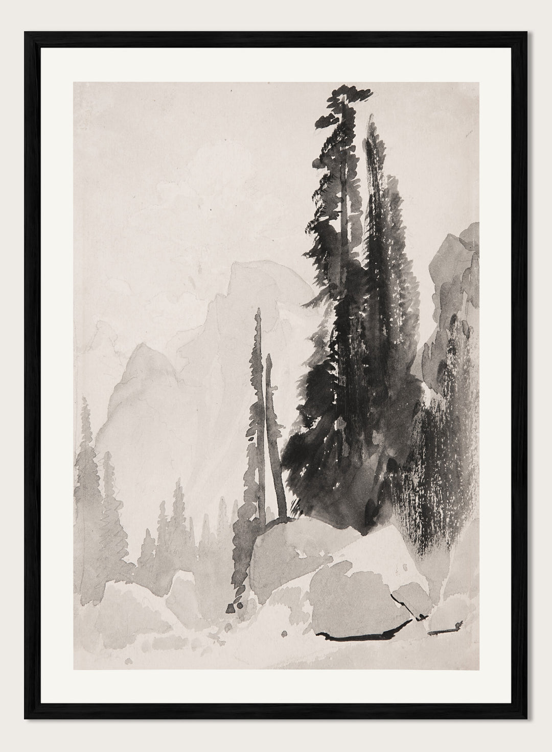 "Half Dome, Yosemite" Art Print