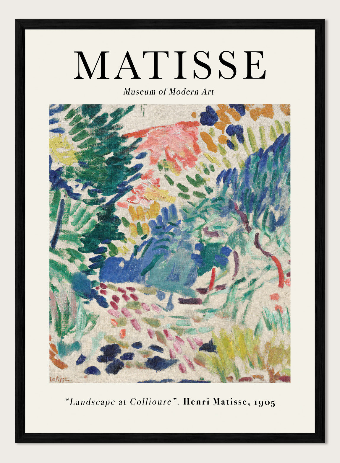 Henri Matisse Landscape at Collioure 1905 Vintage Exhibition