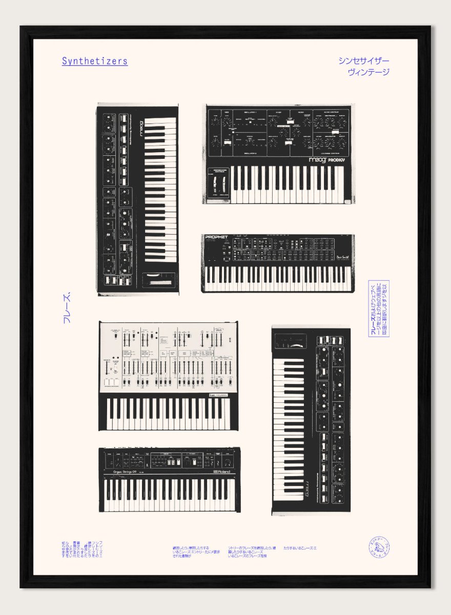 Florent Bodart - Vintage Synthesizer Collection Licensed Fine Art