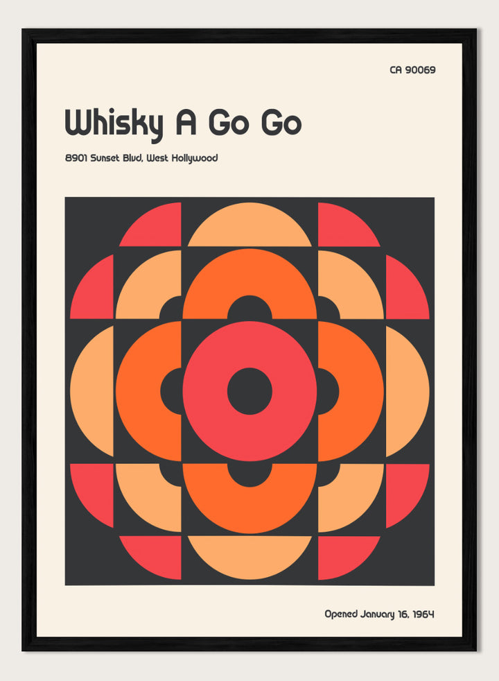 A retro-style poster or art print with the text &