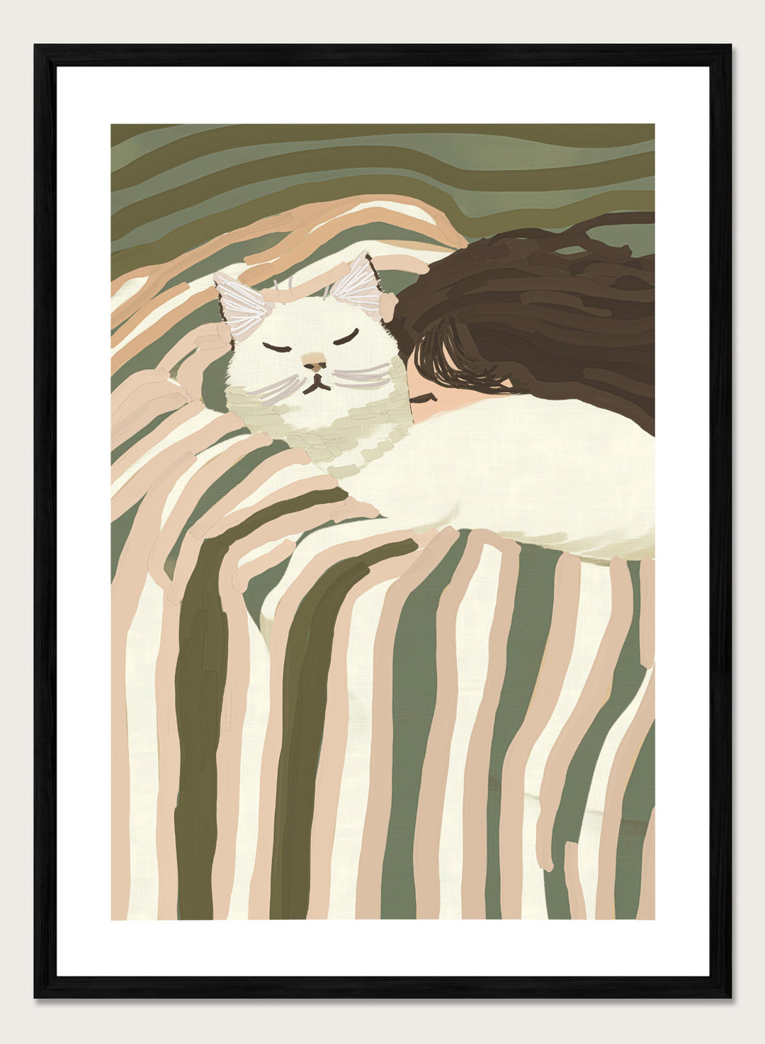 'Afternoon Nap' Aesthetic Art Print