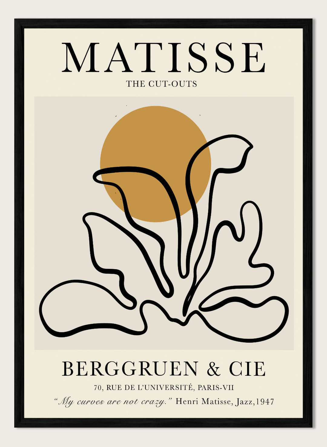 The Cut-Outs by Henri Matisse Print