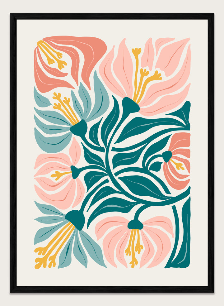 Abstract Botanical Art Print #FM93