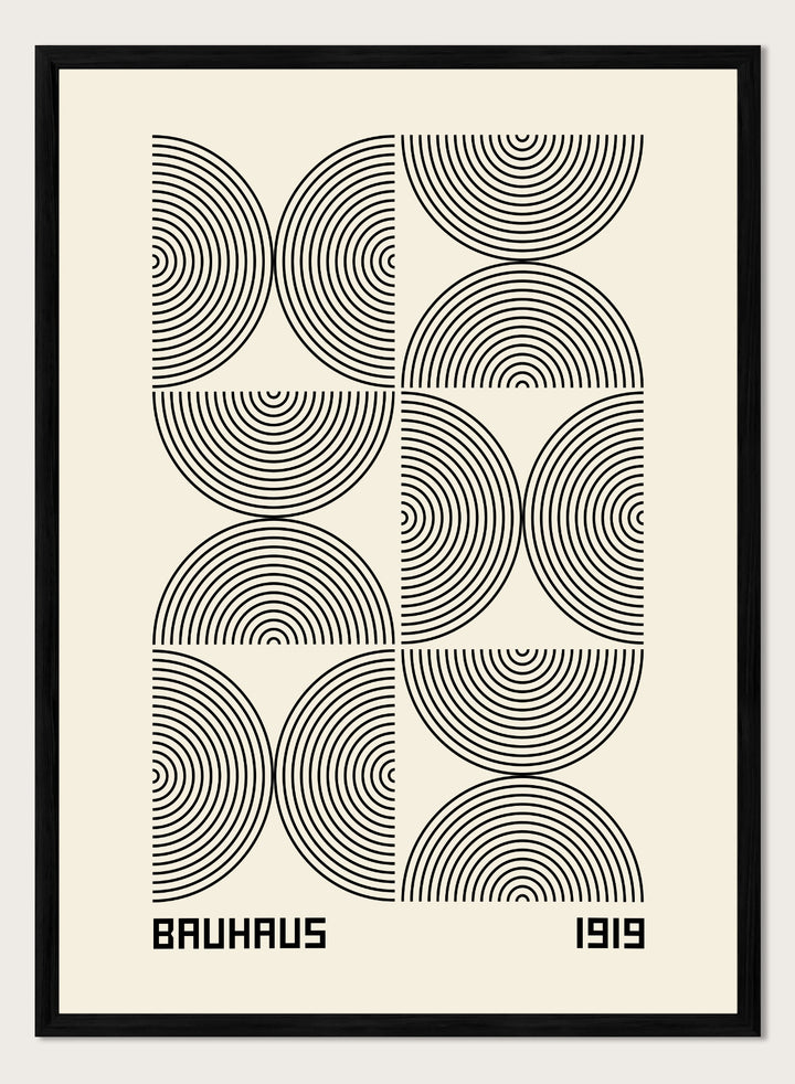 Bauhaus 1919 Geometric Lines Art Print BH64