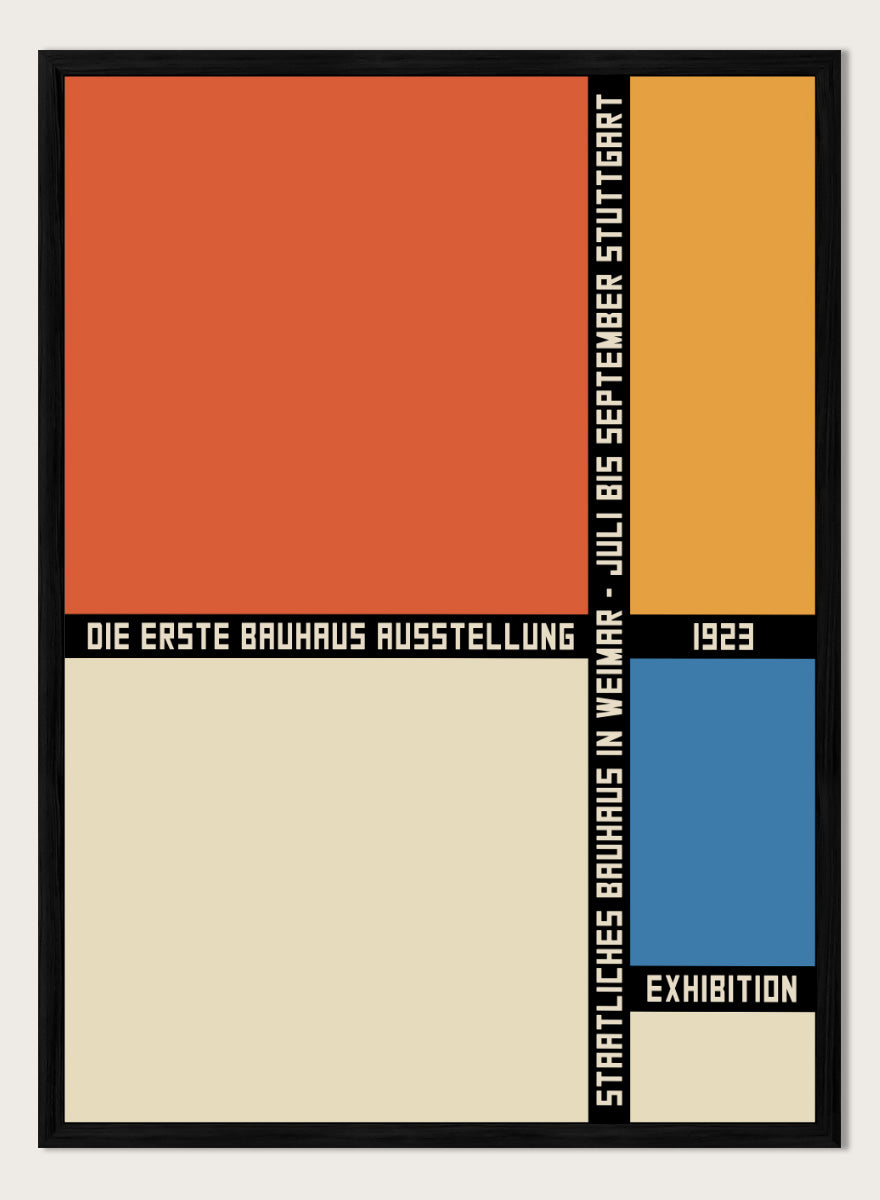 Bauhaus Geometric Color Block Art Print