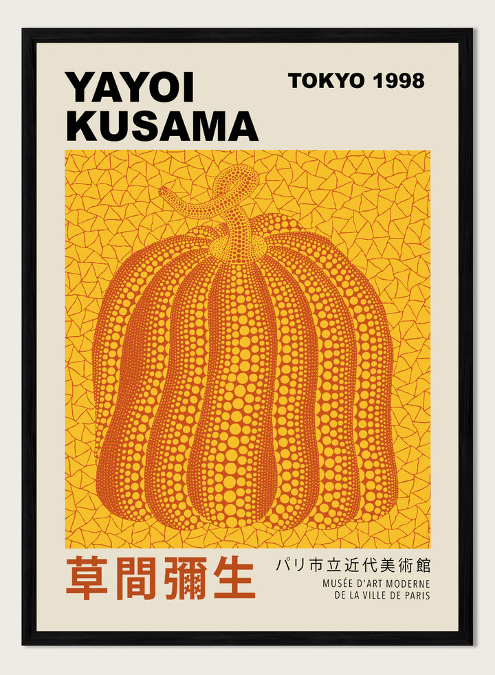 Pumpkin Forever Inspired by Yayoi Kusama Art Print