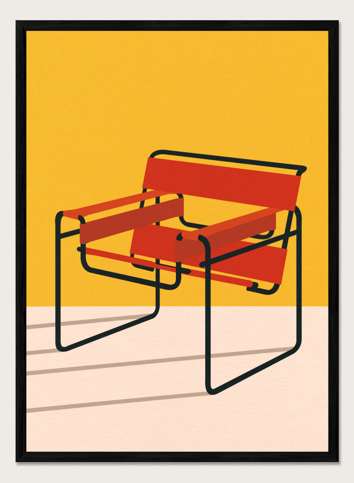 Rosi Feist - Wassily Chair Marcel Breuer Art Print
