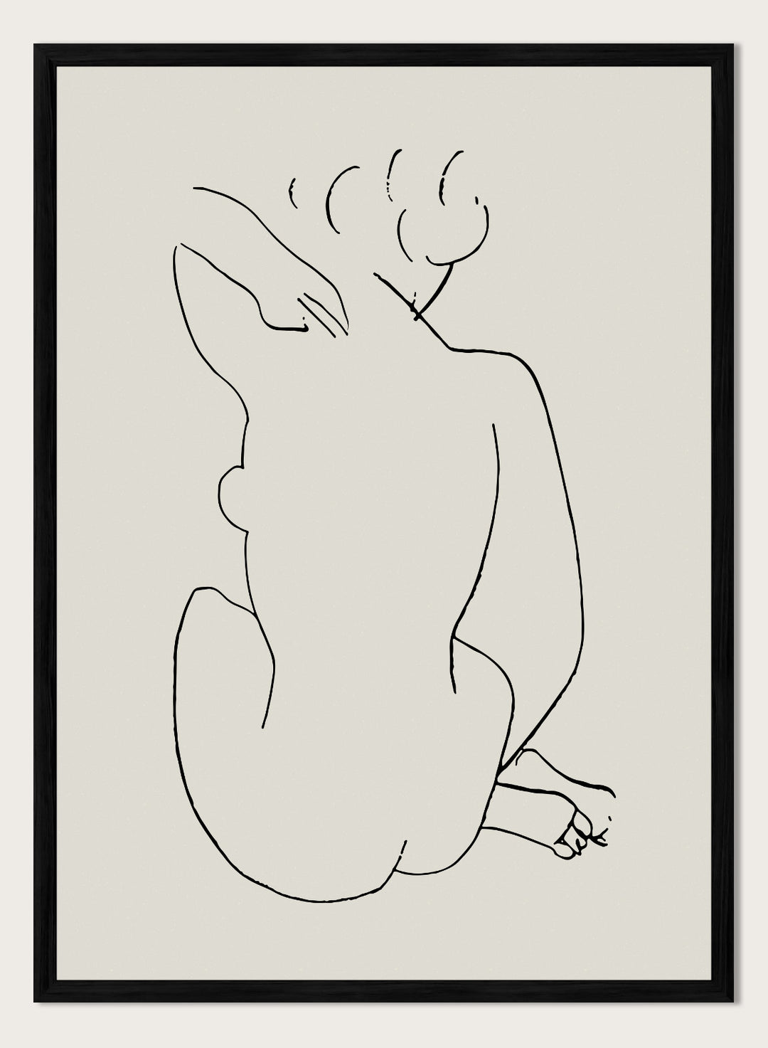 Nude Figure Sketch by Henri Matisse Print