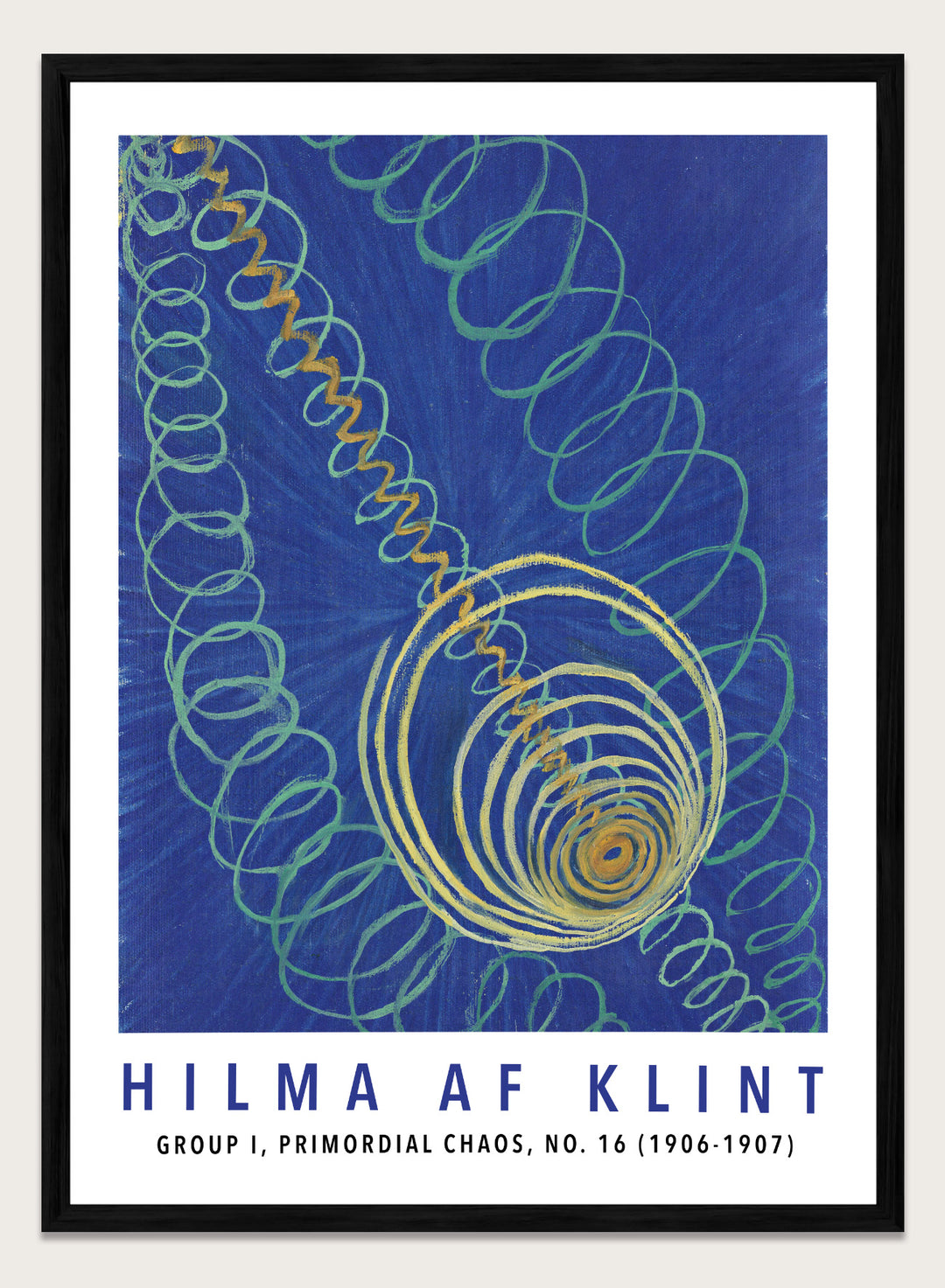 Hilma af Klint Group I, Primordial Chaos, No. 16 Art Print