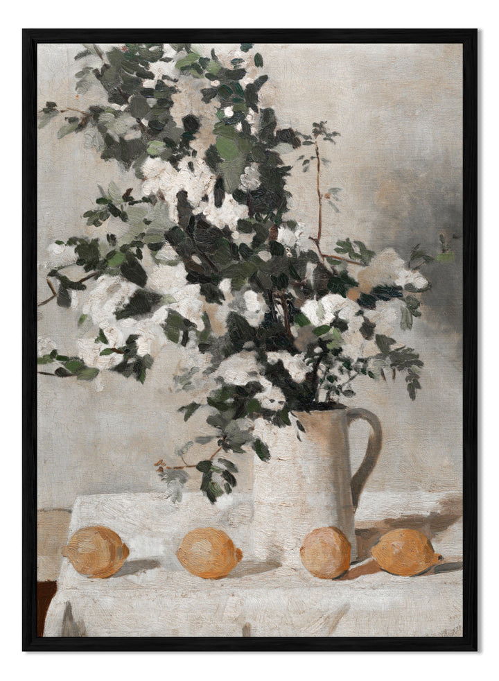 "Flowers and Lemons" Art Print
