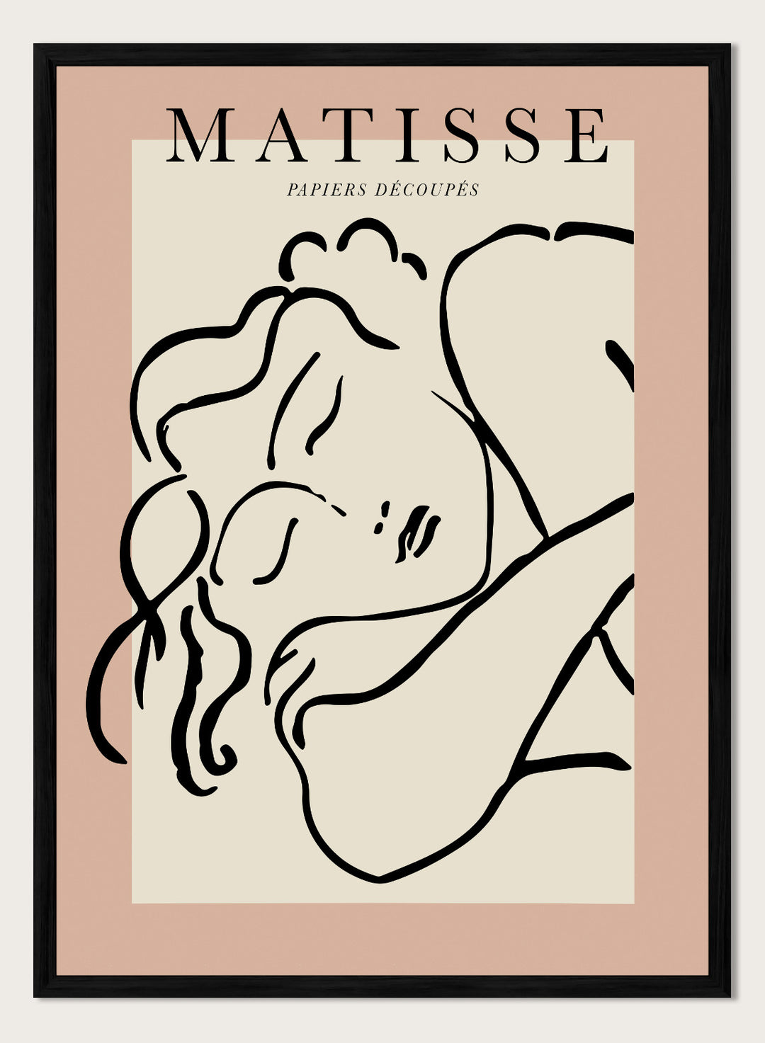 Sketch of Sleeping Woman by Henri Matisse