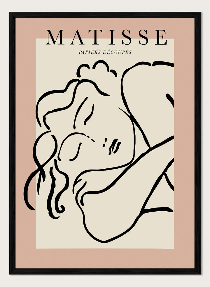 Sketch of Sleeping Woman by Henri Matisse