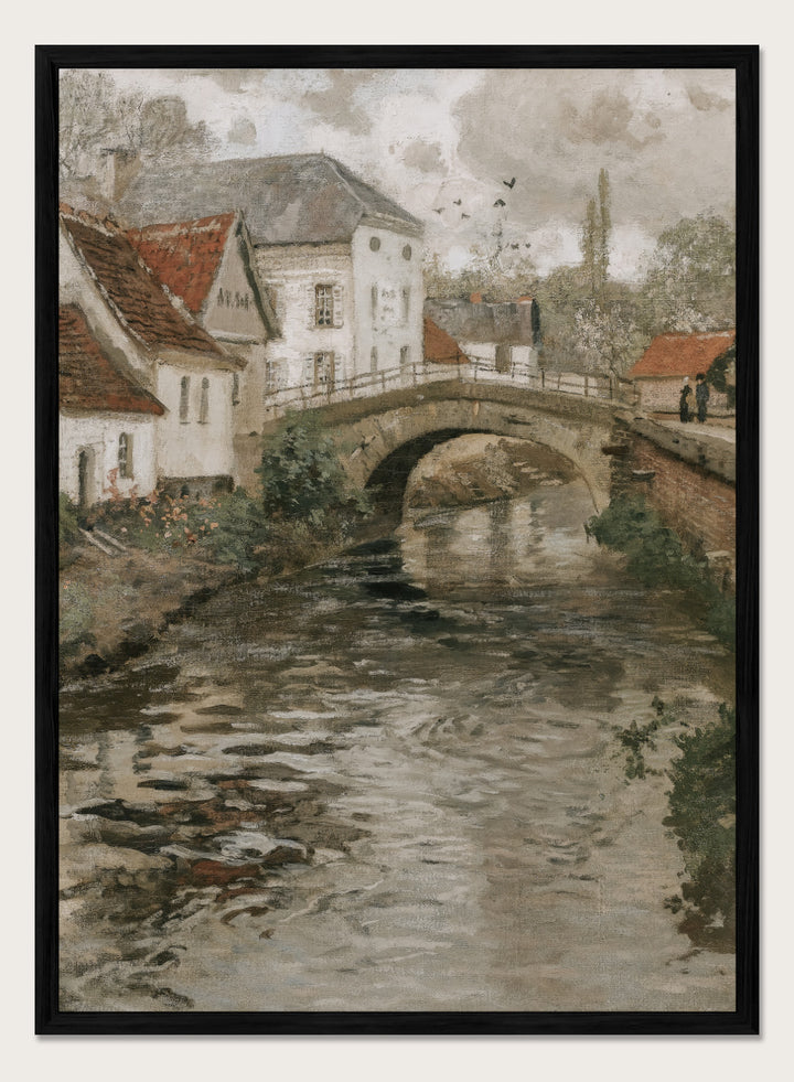 "Small Town Near La Panne, Belgium" Art Print