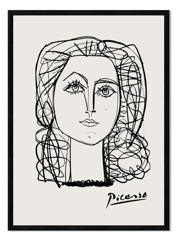 Portrait of Francoise Gilot by Pablo Picasso Print