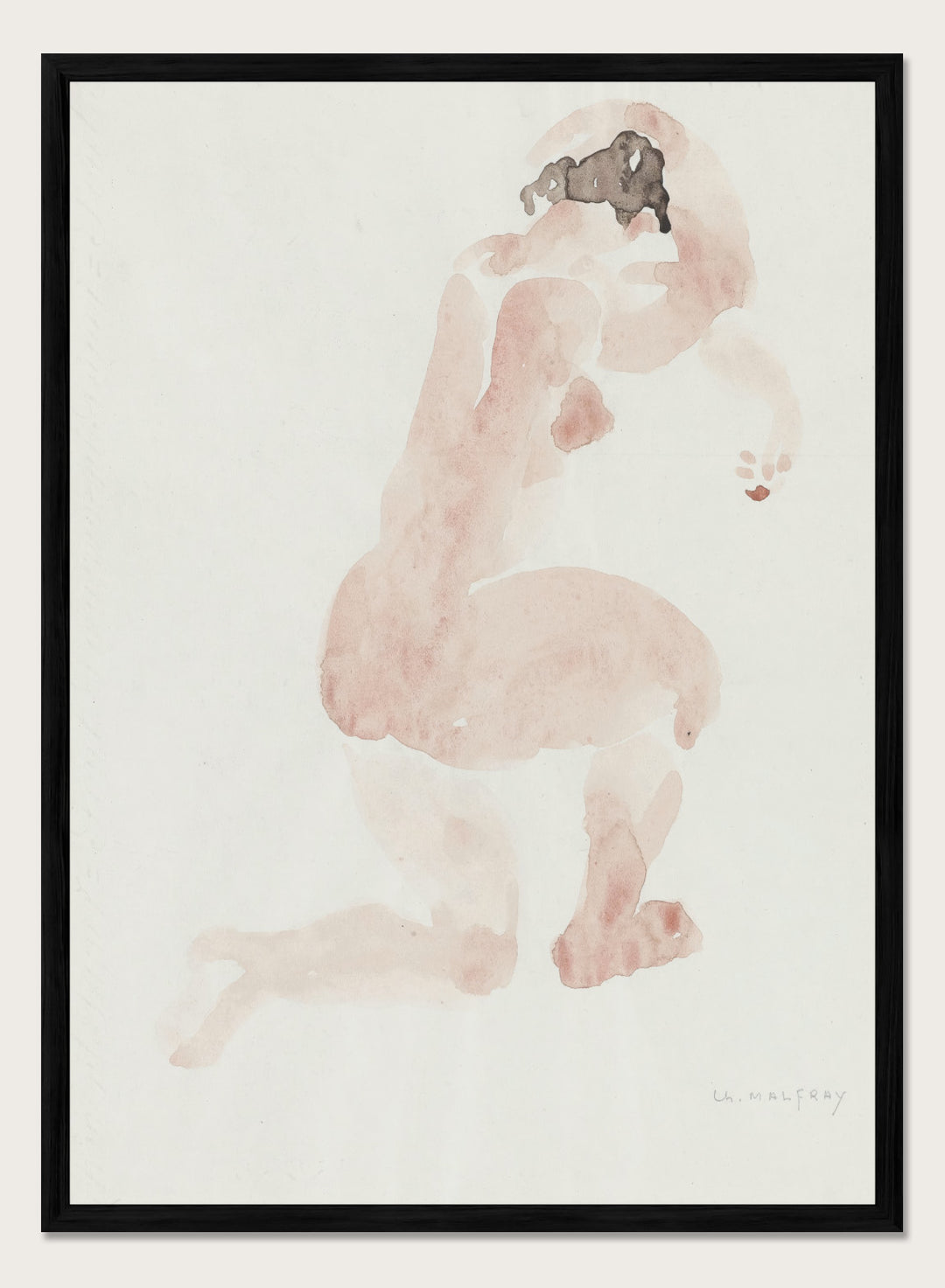 "Female Nude" Art Print