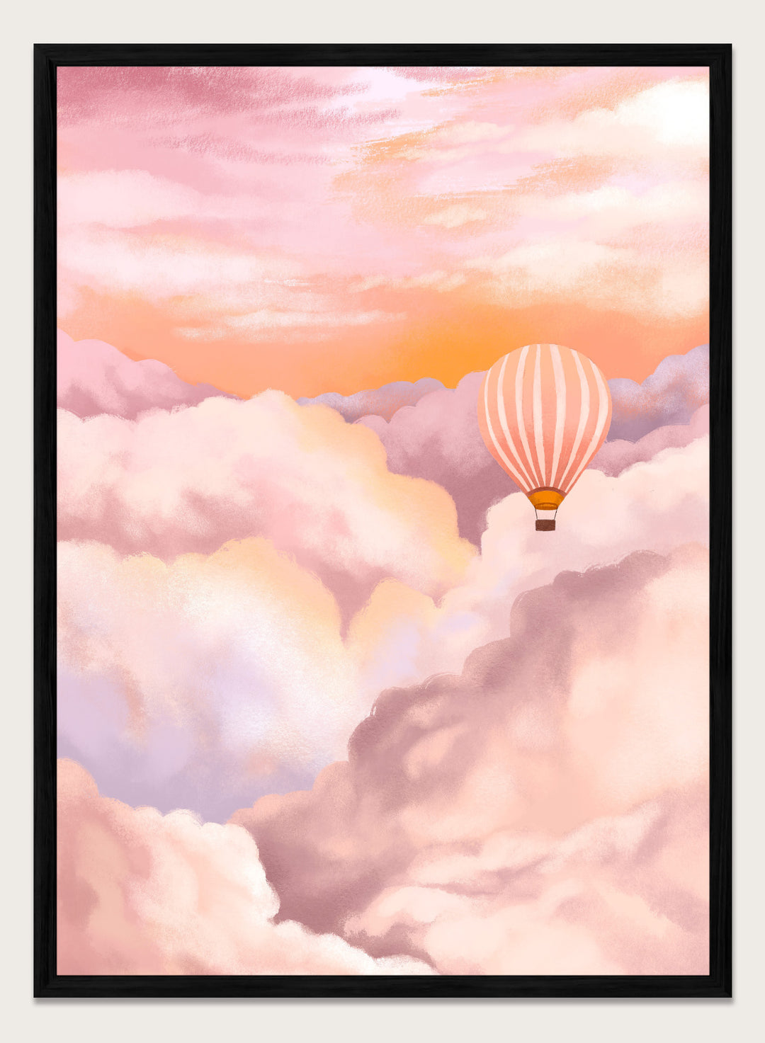 Goed Blauw - In the Clouds Art Print