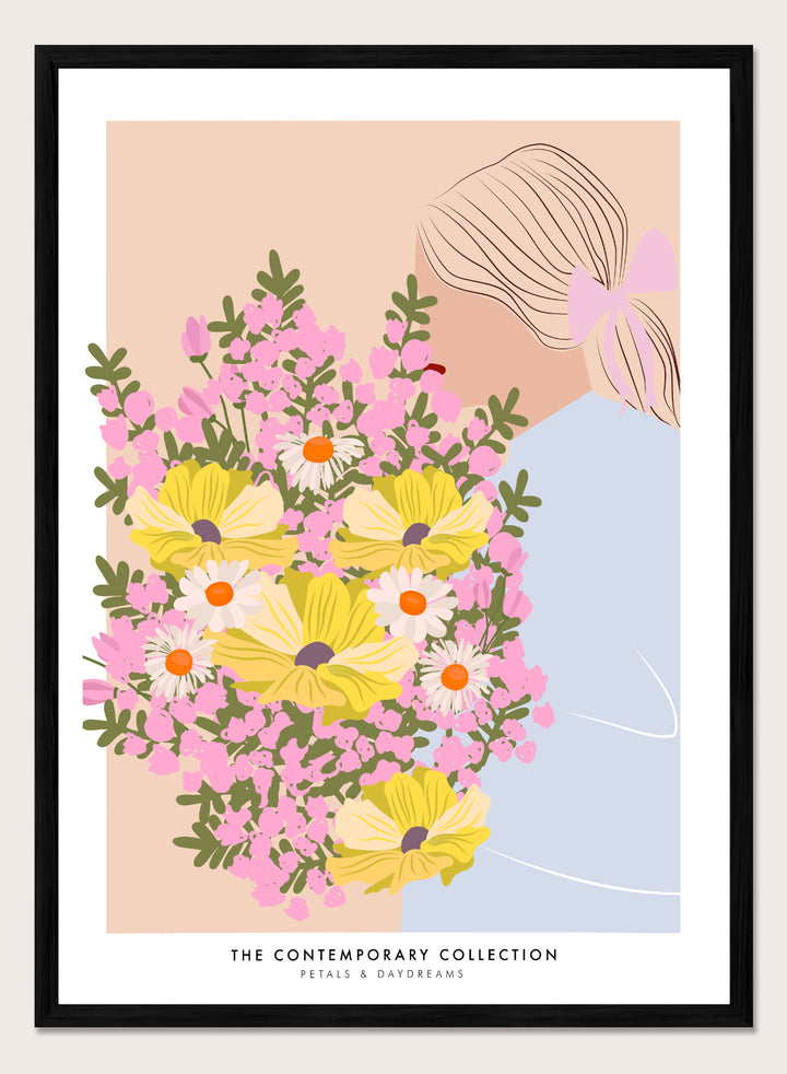 'Petals and Daydreams' Aesthetic Art Print