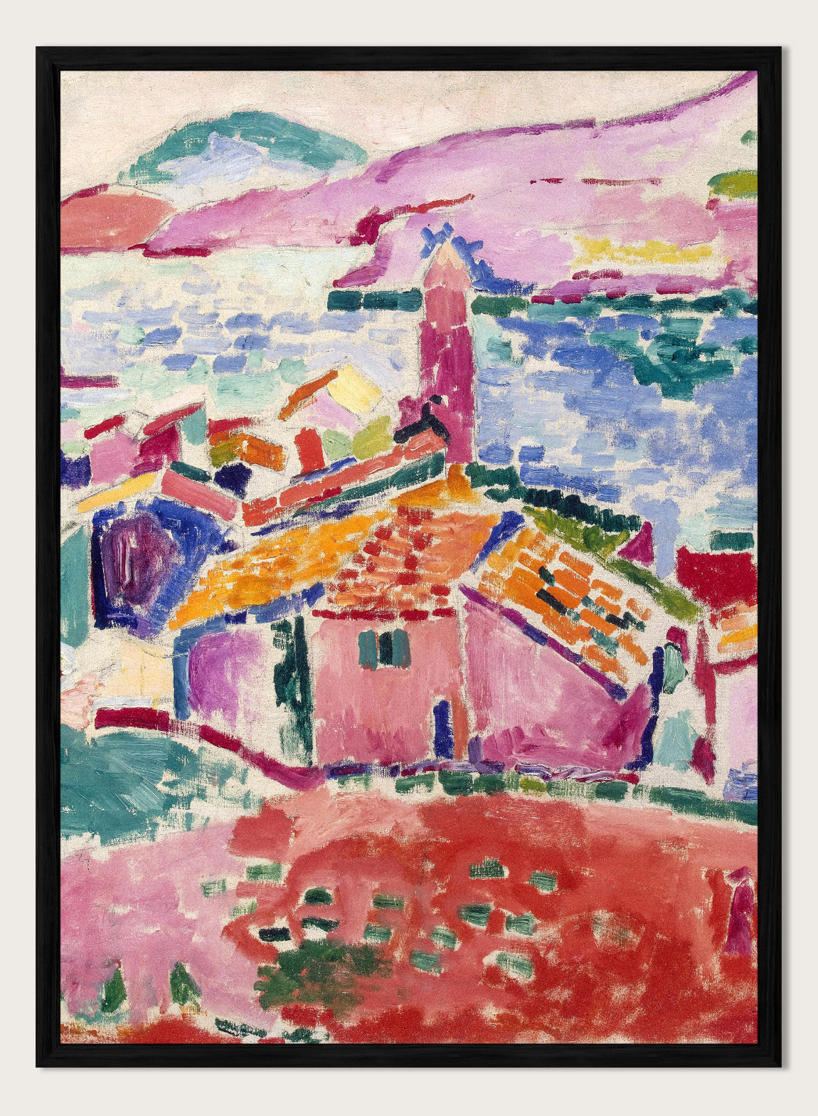 Henri Matisse View of Collioure 1905 Print | Vintage Exhibition