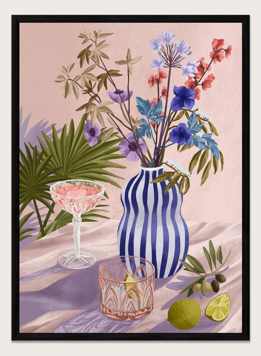 Goed Blauw - Lilac Summer Art Print