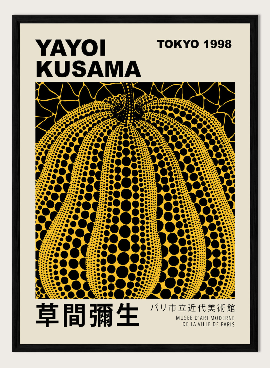 Pumpkin Forever Inspired by Yayoi Kusama Art Print