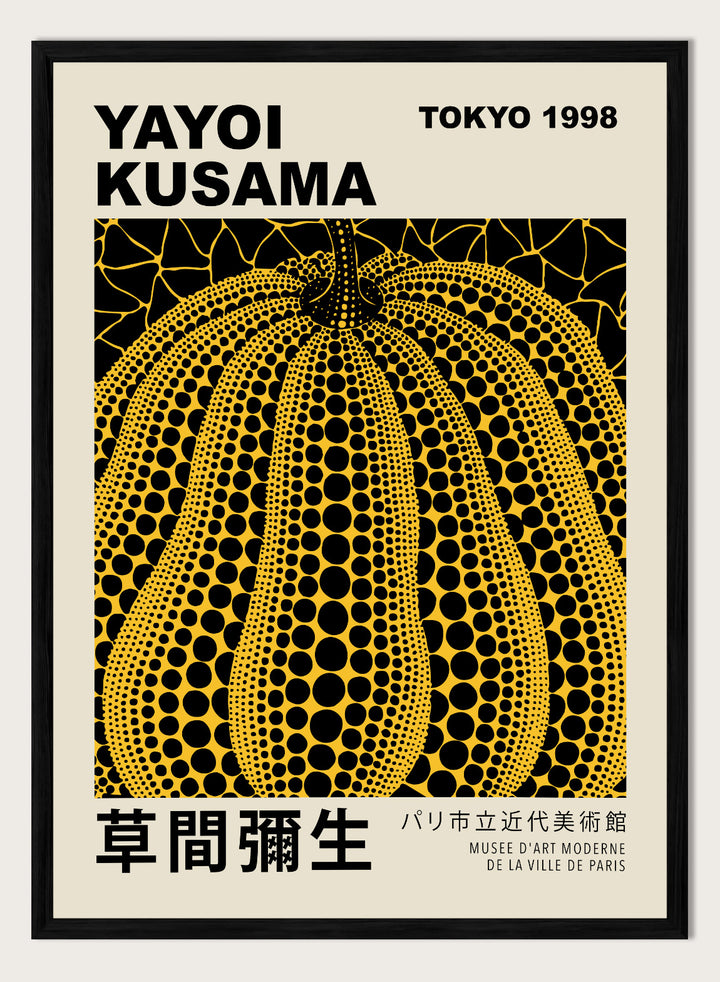 Pumpkin Forever Inspired by Yayoi Kusama Art Print