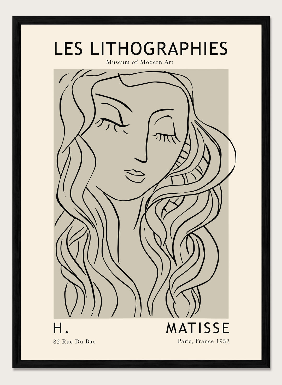 Sketch of Woman by Henri Matisse