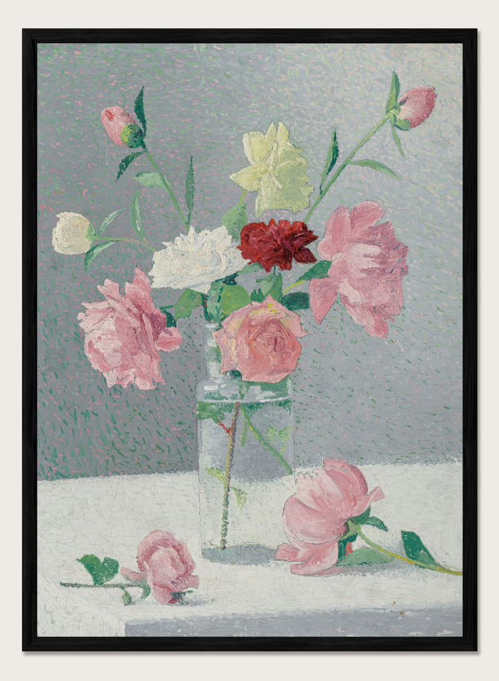 "Vase of Roses" Art Print