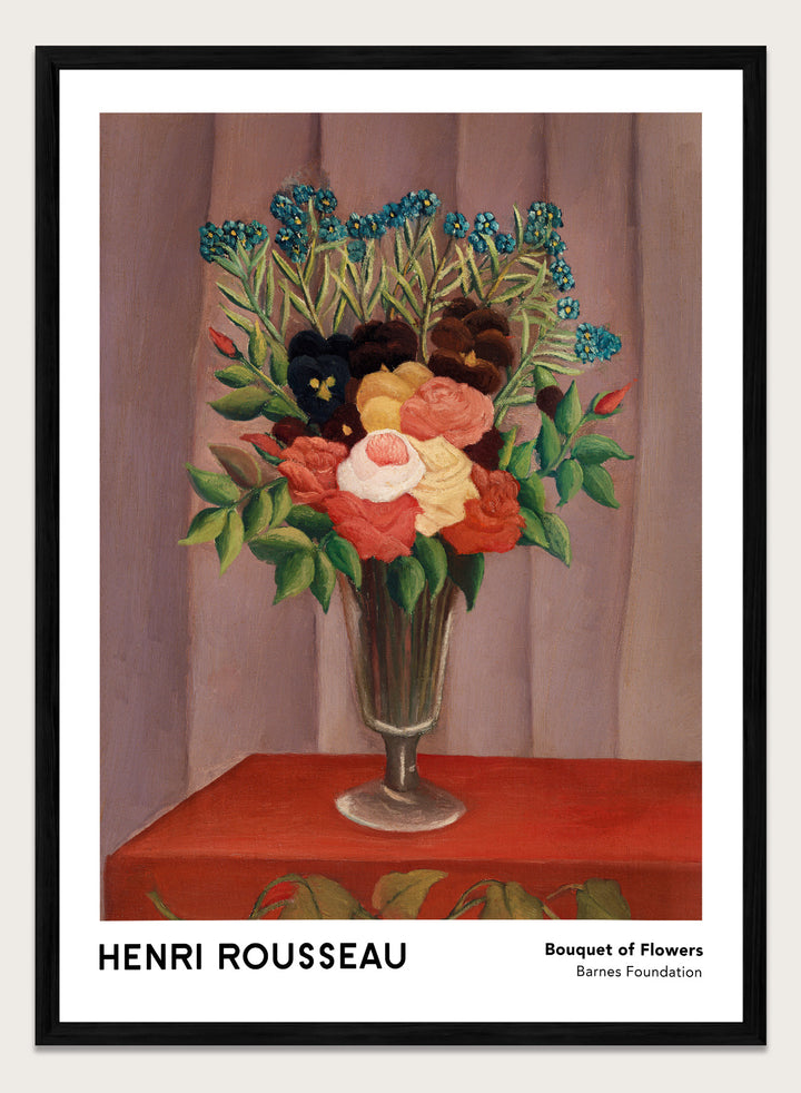 Henri Rousseau Bouquet of Flowers Art Print