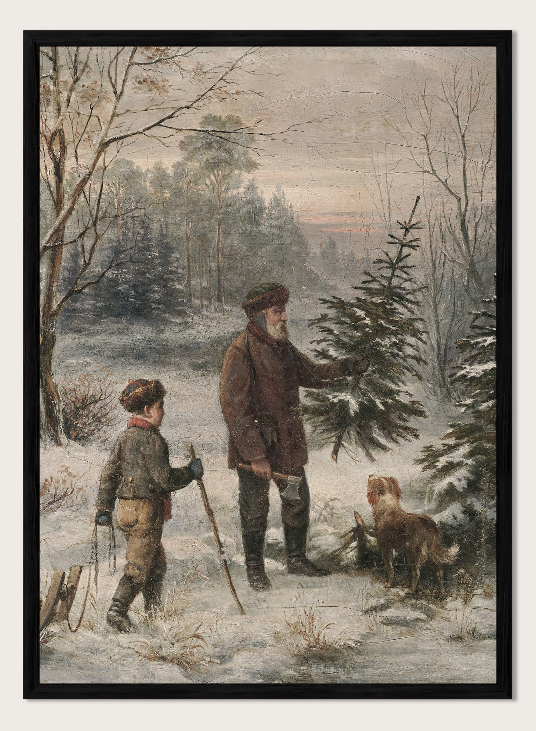 "Pre-Christmas" Art Print