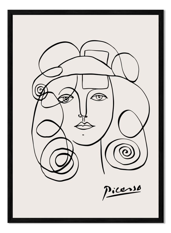 Portrait of Francoise Gilot by Pablo Picasso Print