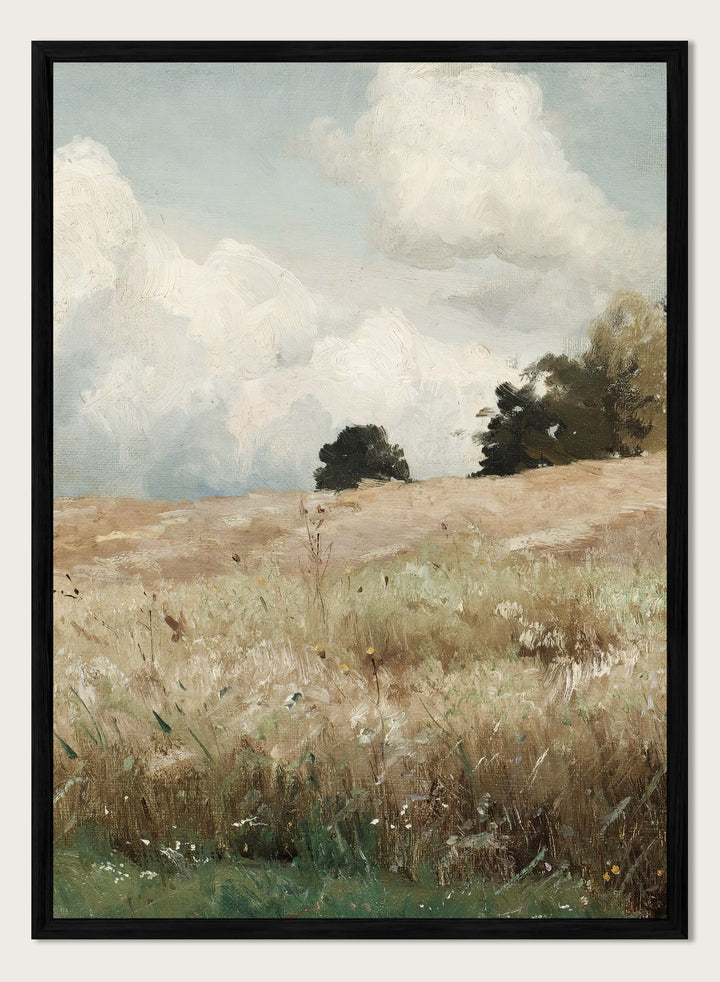 "Sädesfält, Landscape Study" Art Print