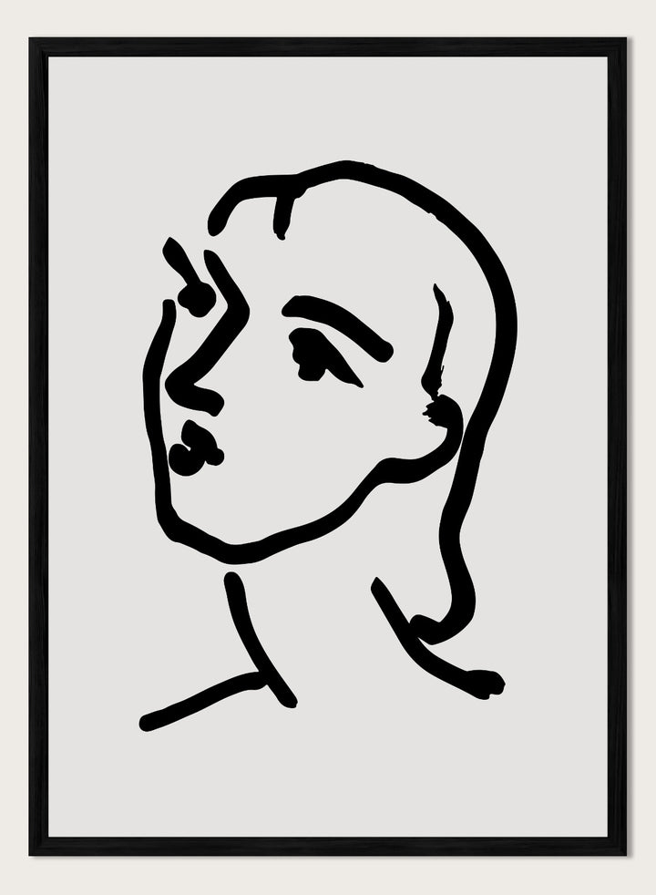 Sketch of Woman by Henri Matisse Print