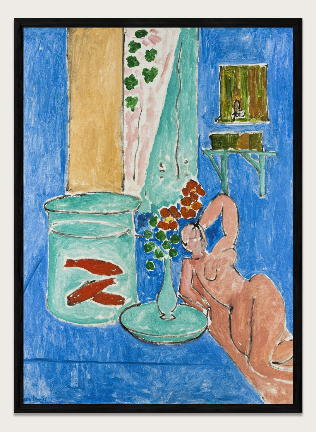 Henri Matisse Goldfish and Sculpture Art Print