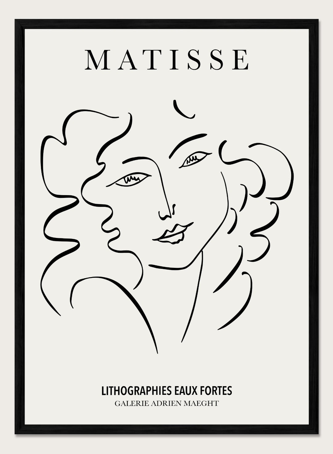 Sketch of Woman by Henri Matisse Print M72