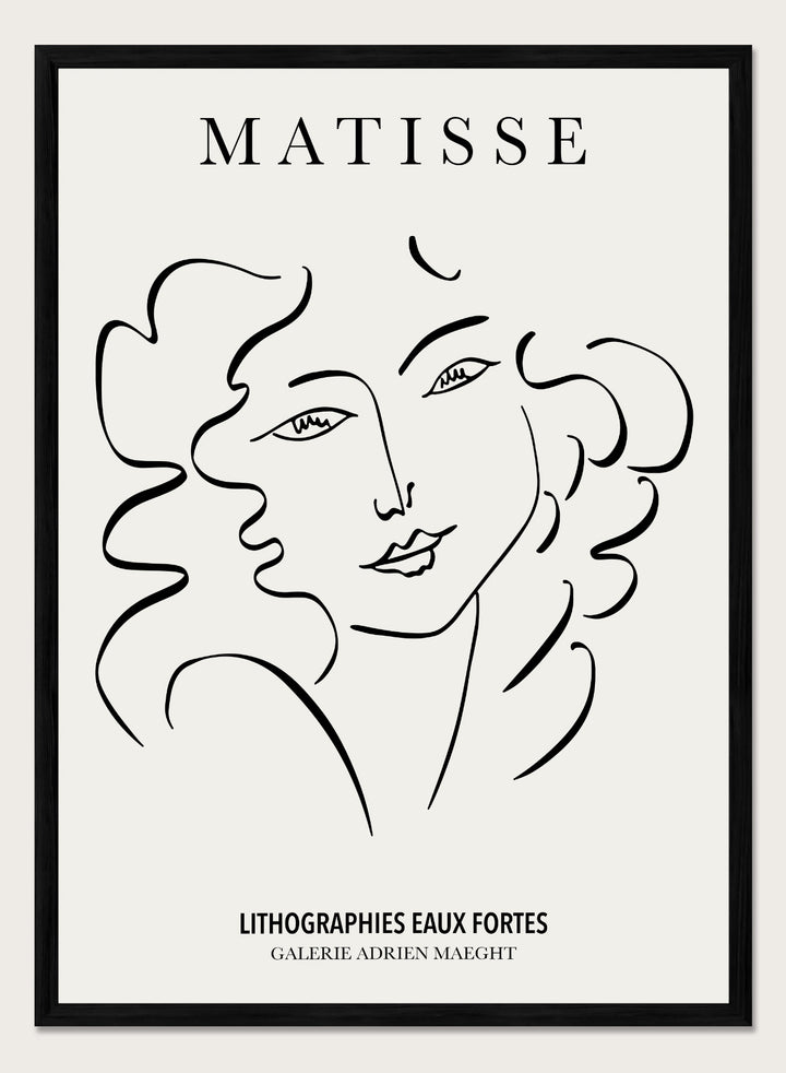 Sketch of Woman by Henri Matisse Print M72