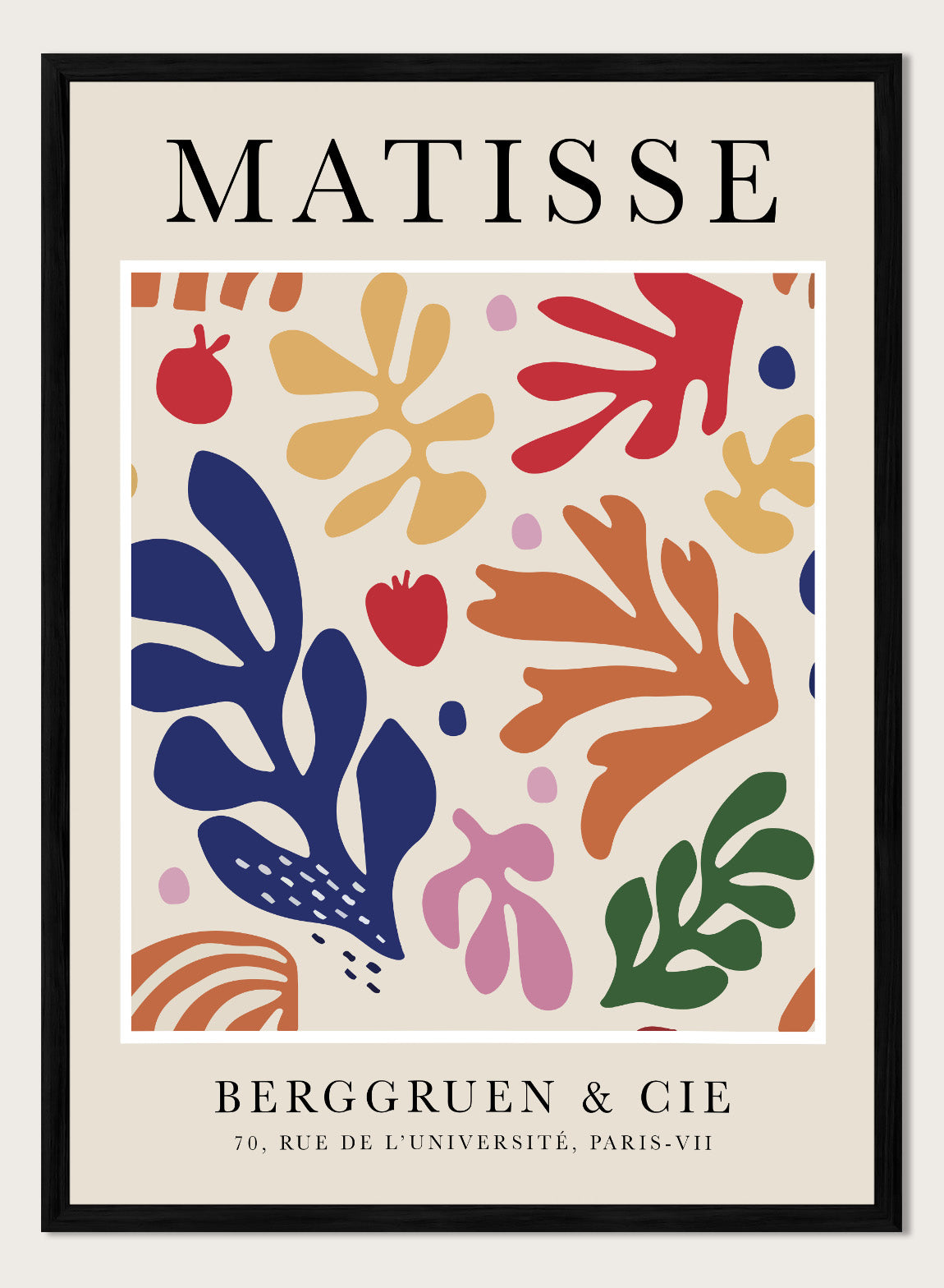 Henri Matisse The Cut-Outs Wall Art Print | Vintage Exhibition