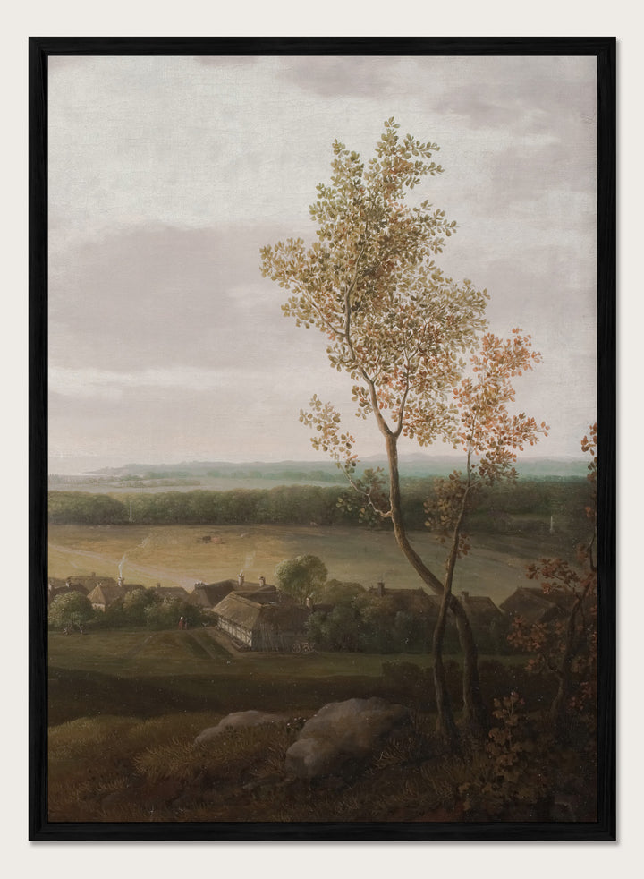 "View of the Country near Jægerspris" Art Print