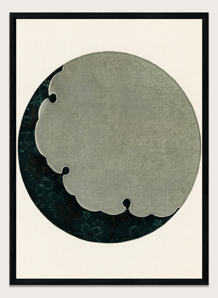 Watanabe Seitei Moon Illustration Art Print