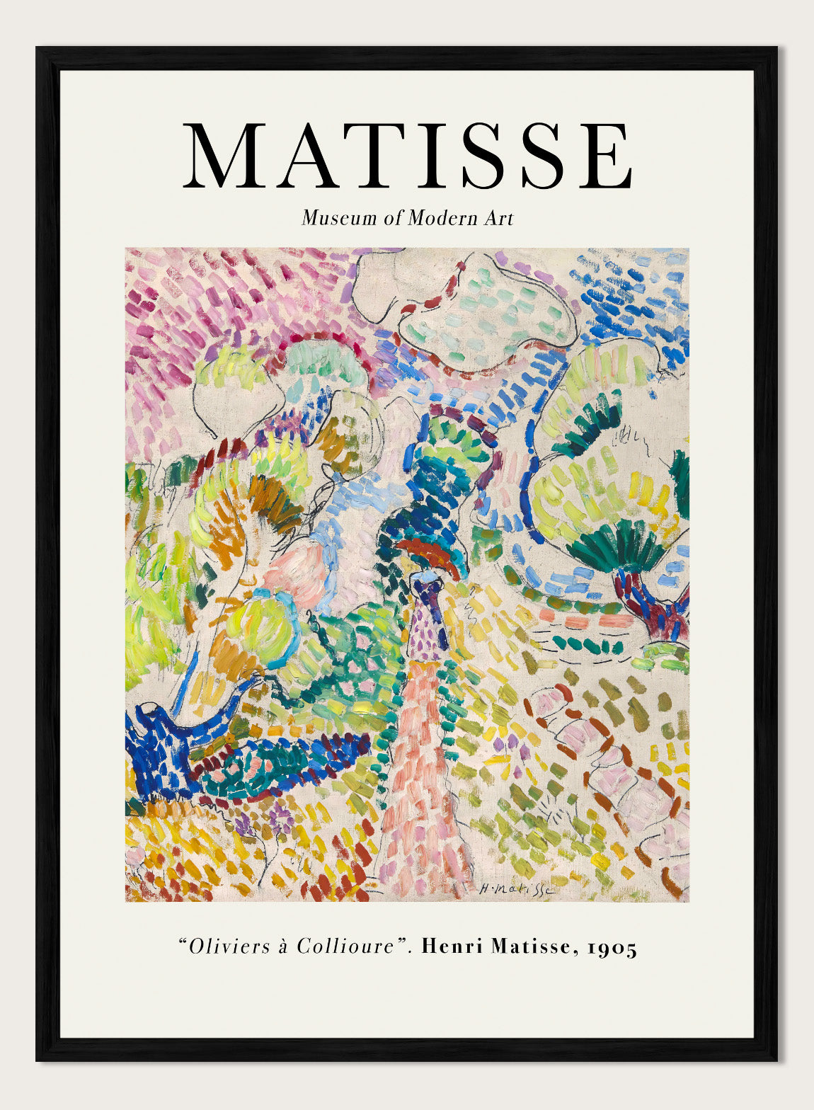 Henri Matisse Olive Trees at Collioure Wall Art Print | Vintage